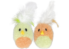 Multipet Feather Bird w/ Catnip - Assorted Colors 2pk