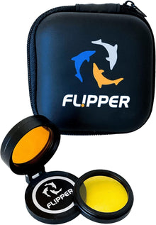 Flipper Flip Kick Phone Filter Aquarium Reef Lens With Orange And Yellow Lenses