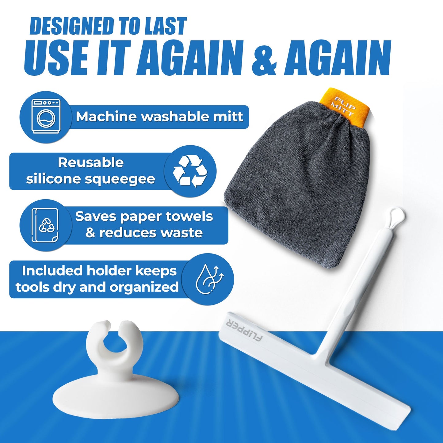 Flipper Mitt Squeegee Set
