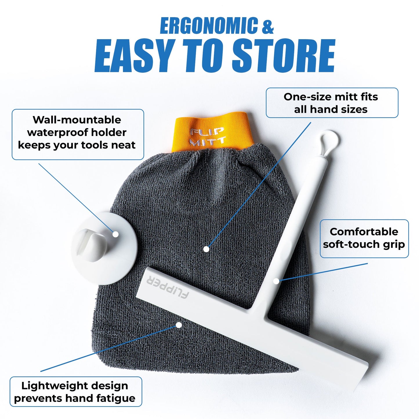 Flipper Mitt Squeegee Set