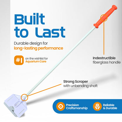 Flipper Platinum Aquarium Algae Scraper 28