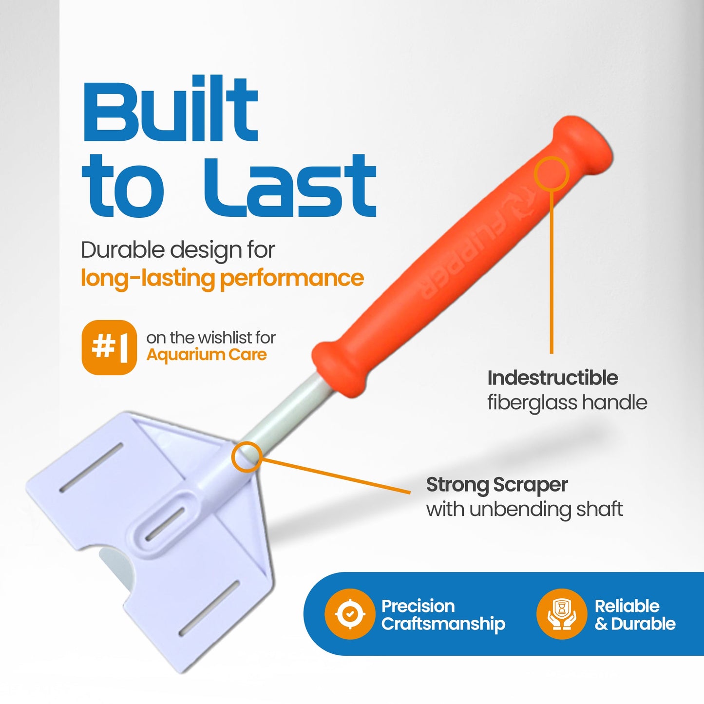 Flipper Platinum Aquarium Algae Scraper 10