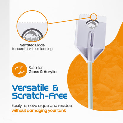 Flipper Platinum Nano Aquarium Algae Scraper 12