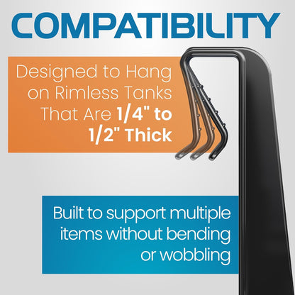 Flipper Tank Buddy Workspace And Utility Tray For Rimless Aquariums