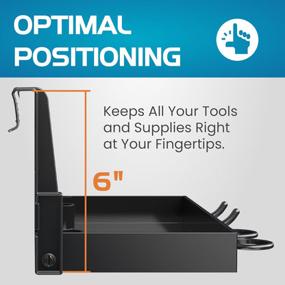 Flipper Tank Buddy Workspace And Utility Tray For Rimless Aquariums
