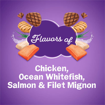 Friskies Surfin' & Turfin' Favorites With Flavors of Chicken, Ocean Whitefish, Salmon & Filet Mignon Dry Cat Food