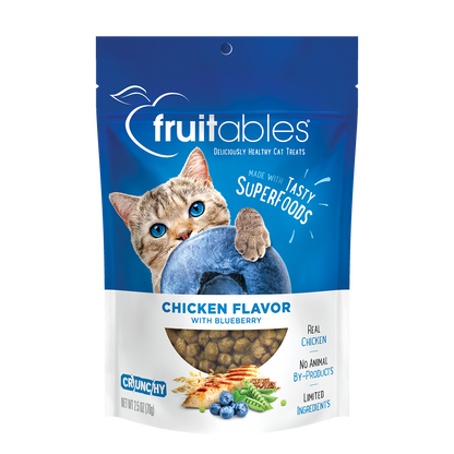 Fruitables Chicken Flavor with Blueberry Cat Treats (2.5oz)