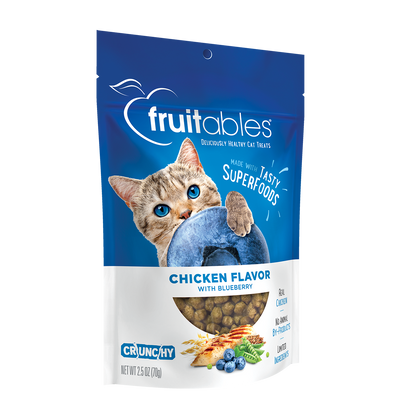 Fruitables Chicken Flavor with Blueberry Cat Treats (2.5oz)