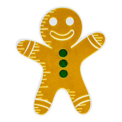 Gingerbread Man Cover For Scrub Buddy Holiday Tank Decor Cover Only