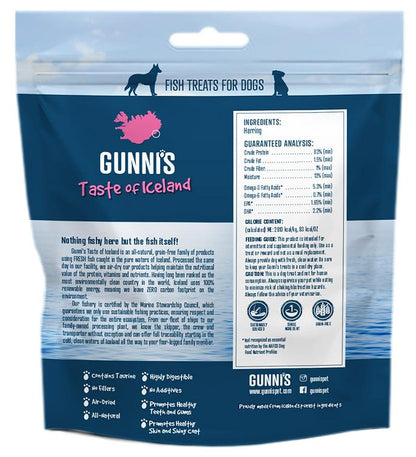 Gunni's Whole Herring Dog Treats (3oz)