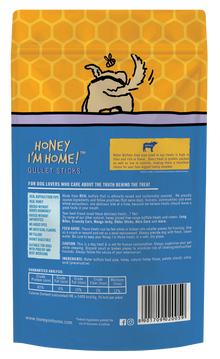 Honey Dog Buffalo Gullet Sticks (3.53oz)