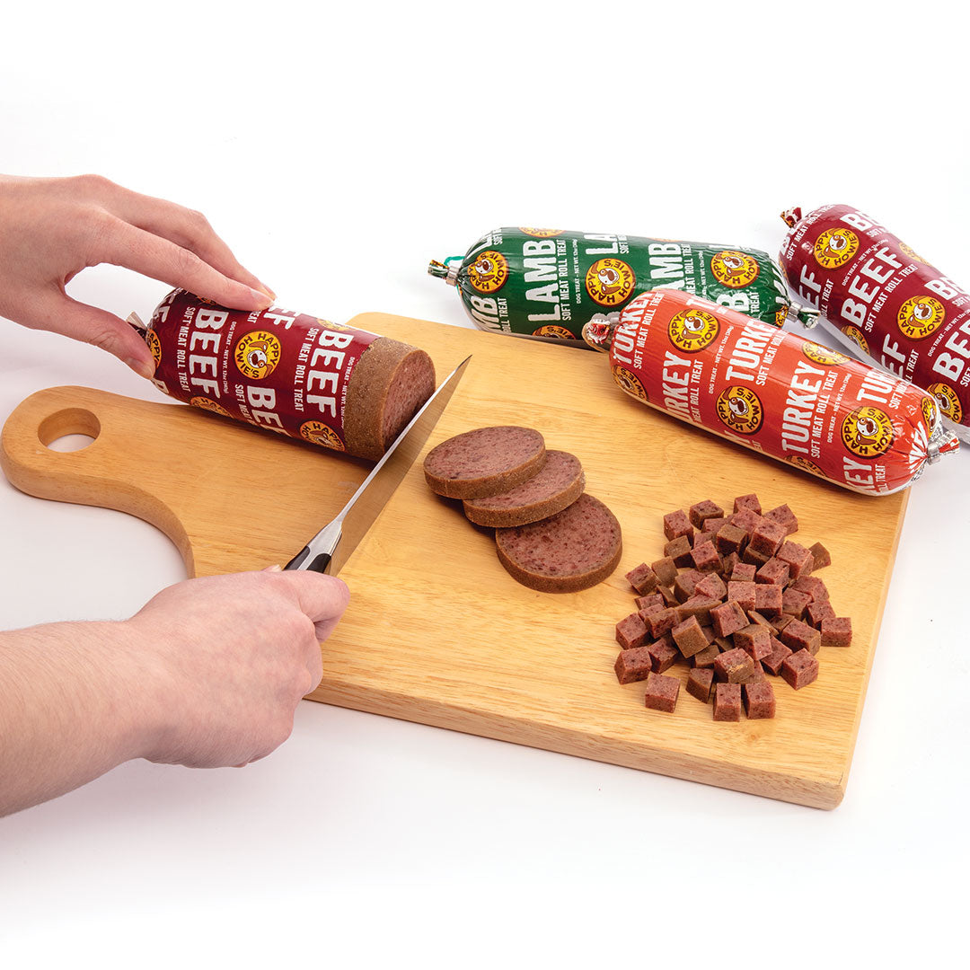 Happy Howie's Beef Meat Roll Dog Treat (12oz)
