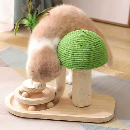 Pet Tree Scratching Post With Toy