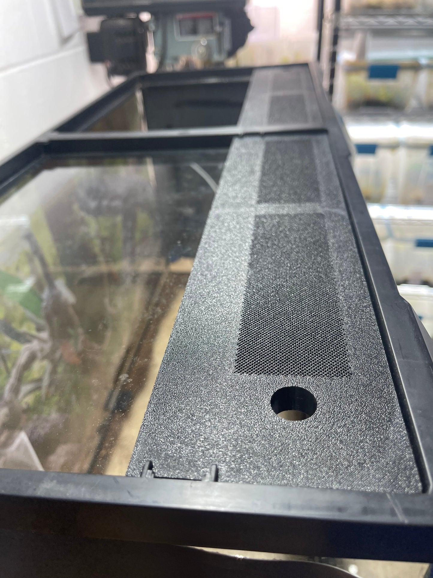 Custom Replacement Top For 25G Zoomed Terrariums Humidity Retaining With Fly Proof Ventilation