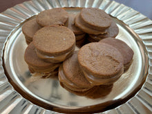 Peanut Butter Macaron Dog Treats | Handmade Sandwich Cookies for Dogs -Organic, Human-Grade