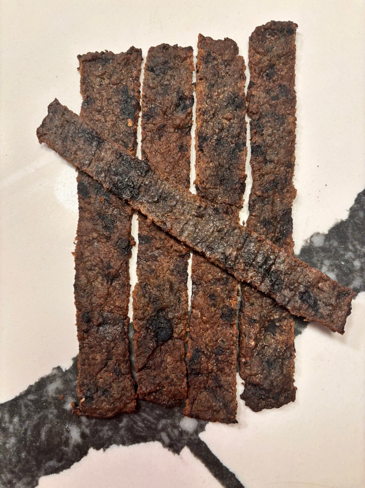 Dehydrated Blueberry Beef Jerky Dog Treats | Organic, Human-Grade, High-Protein (No Preservatives)