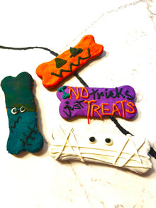Halloween Peanut Butter Dog Cookies