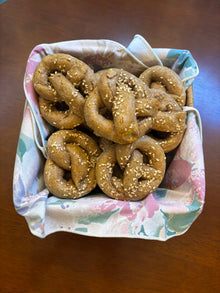 Organic Parmesan Pretzel Dog Treats | Handmade Cheesy Crunchy Dog Snacks (Human-Grade)