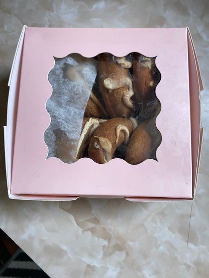 Organic Apple Peanut Butter Dog Donuts | Handmade Dog Treats