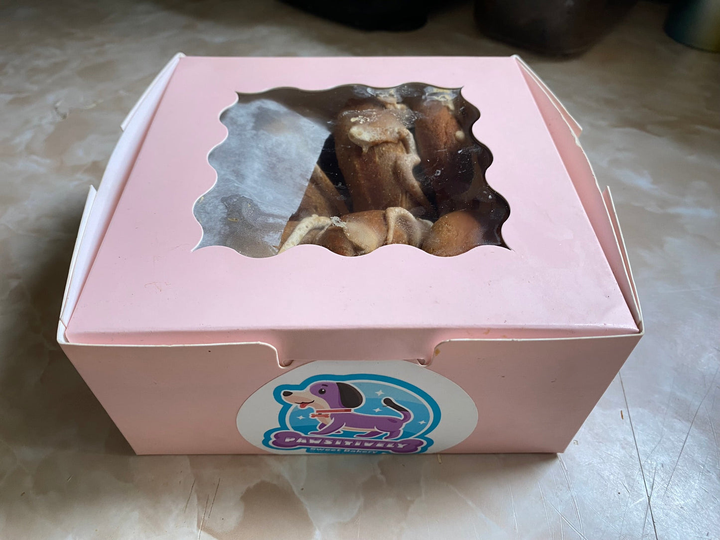 Organic Apple Peanut Butter Dog Donuts | Handmade Dog Treats