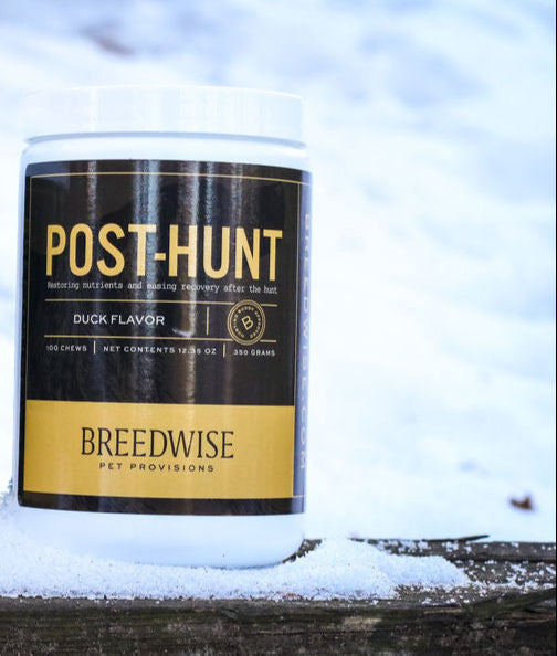 Breedwise Post-HUNT Soft Dog Chews - Wholesale (1 case=6 jars)