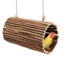 Bird Parrot Swing Toys Hanging Bird Perch Stand Natural Willow Wood Parrot Hammock Bird Cage Accessories Suitable For Little Bird Parakeets Cockatiels Lovebirds Hamster Rat 6 3 In Diameter
