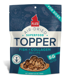 Plato Air-Dried Fish & Collagen Food Topper for Dogs (5.5oz)