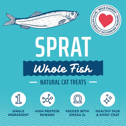 Icelandic Whole Sprats Cat Treats (0.85oz)