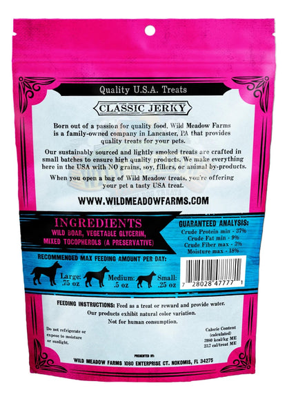 Wild Meadow Farms Classic Bites Wild Boar Bites 3.5oz