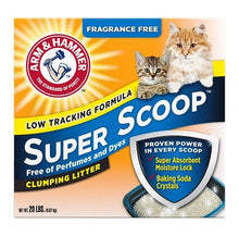 Arm & Hammer Super Scoop Clumping Litter, Fragrance Free (20lb)