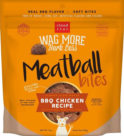 Wagmore Grain Free Chicken Meatball Bites Dog Treats (14oz)