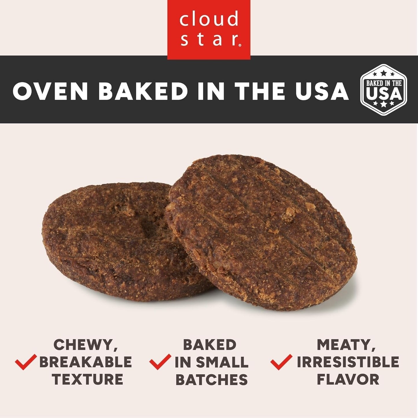 Wagmore Grain Free Beef Cheeseburgers Sliders Dog Treats (8oz)