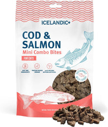 Icelandic Mini Combo Bites Cod & Salmon Cat Treats (1.7oz)