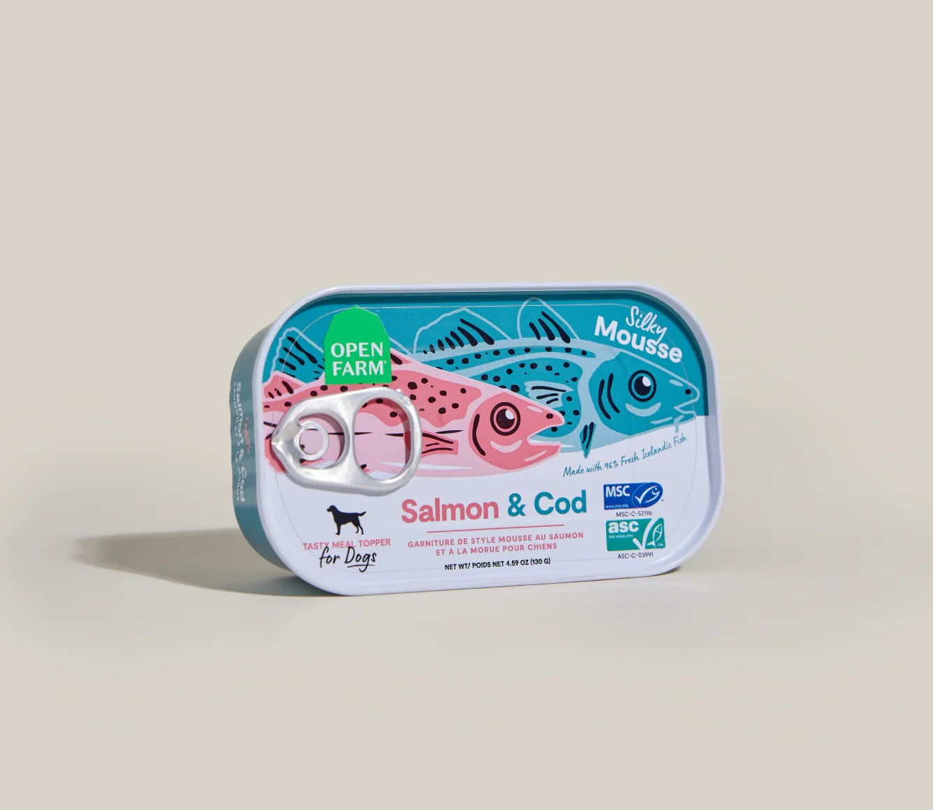 Open Farm Grain-Free Salmon & Cod Topper for Dogs (4.59oz)