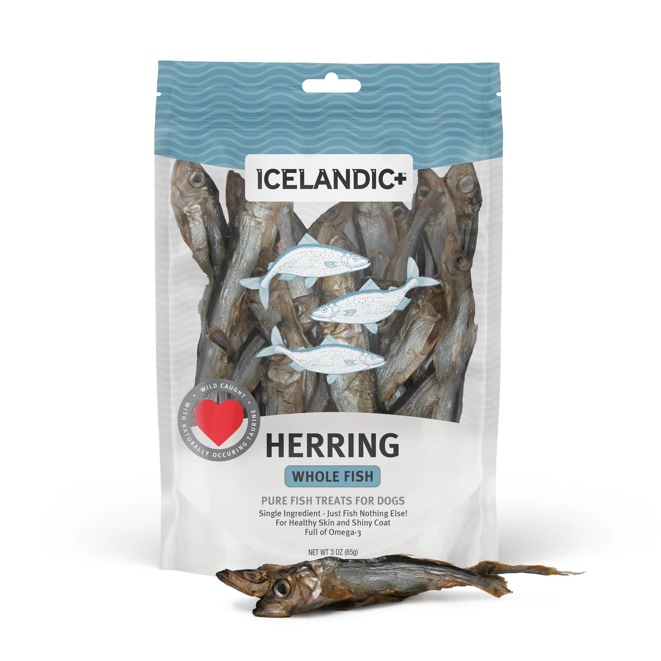 Icelandic Herring Whole Fish Dog Treats (3oz)