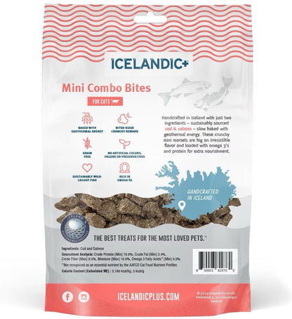 Icelandic Mini Combo Bites Cod & Salmon Cat Treats (1.7oz)