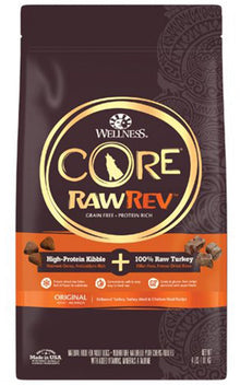 Wellness Core RawRev Deboned Turkey & Chicken Meal Dry Dog Food (4lb)