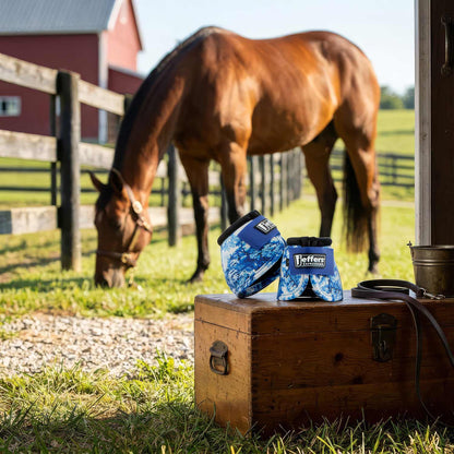Jeffers Expression No-Turn Bell Boots for Horses, Pair