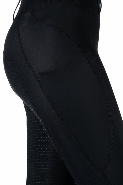 HKM Jil High Waist- Sil. Full Seat Ladies Riding Leggings