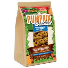 K9 Granola Factory Pumpkin Crunchers, Sweet Potato Recipe Dog Treats (14oz)