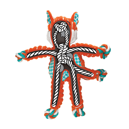 Kong Floppy Knots Fox Small/Medium