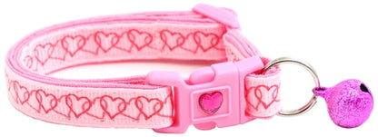 Linked Hearts Breakaway Cat Collar