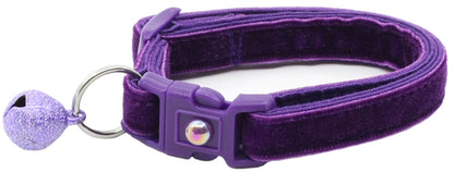 Dark Purple Violet Cat Collar