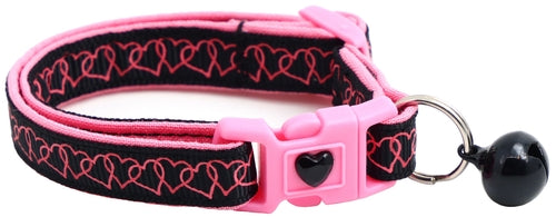 Linked Hearts Breakaway Cat Collar