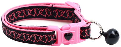 Linked Hearts Breakaway Cat Collar
