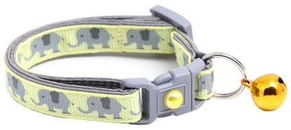 Elephants Breakaway Cat Collar