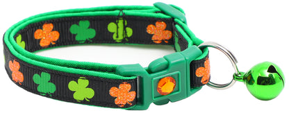 Colorful Shamrocks Breakaway Cat Collar
