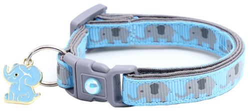 Elephants Breakaway Cat Collar