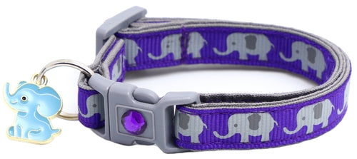 Elephants Breakaway Cat Collar