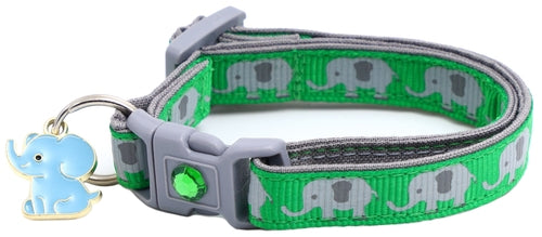 Elephants Breakaway Cat Collar